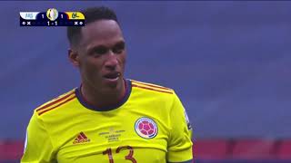 Los penales sólo con sonido ambiente Colombia VS Argentina [upl. by Corotto]