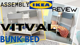 Bunk bed for childrens bedroom  IKea Vitval bunk bed installation tutorial  Easy DIY bunk bed [upl. by Ahsaetal]