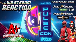 Power Rangers Panel LIVE STREAM REACTION Hasbro Pulse Con 2020  Beast Morphers QampA  Dino Fury [upl. by Mikes]