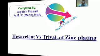 Hexavelent Vs Trivalent Zinc Plating in hindi Test for Hexavalent and Trivalent [upl. by Acirretahs]