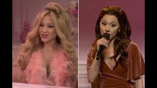 Ariana Grandes Hilarious Jennifer Coolidge Impression Sends SNL Into Giggles Us Entertainment News [upl. by Eneryc511]