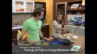 Receta para preparar Pechugas de Pollo al Vinagre Balsámico [upl. by Odie6]