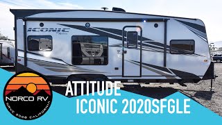 2021 Attitude Iconic 2020SFGLE Toy Hauler  Small and UPGRADED  ROOM for the WHOLE Family [upl. by Cleodel]