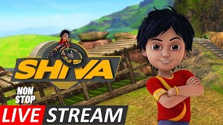 Shiva  शिवा  LIVE STREAM 🔴  Fun Animated Show for Kids Shiva NickJr Kids Animated [upl. by Annaeel]