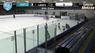 SDP vs MN Lakers  AAA State Rink 1  500PM [upl. by Leynwad]