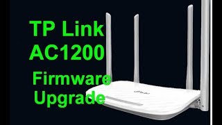 How To Upgrade TP Link AC1200 Archer C50 V3 Dual Band WiFi Router Firmware [upl. by Nyladnohr]