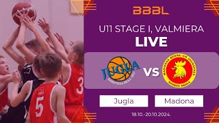 Jugla 2014 vs Madonas BJSS 2014  BBBL Boys U11 [upl. by Redmond]