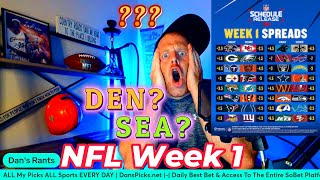 BRONCOS vs SEAHAWKS  NFL Week 1 Predictions 2024 [upl. by Aisset]