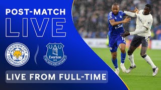 POSTMATCH LIVE Leicester City vs Everton [upl. by Ahseem]