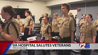 Providence VA hospital salutes veterans [upl. by Jard]