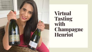 Champagne Virtual Tasting  Champagne Henriot and Travel and Champagne [upl. by Agathe]