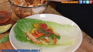 Healthy Chicken Fajita Recipe [upl. by Aivalf]