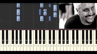 Pino DanieleAllora siEasy Piano Tutorial [upl. by Anpas395]