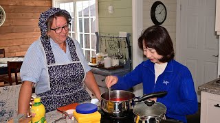 Fogo Island Canada  Partridgeberry jam making with Joan Penney 2024 Sep 15 [upl. by Mitman]