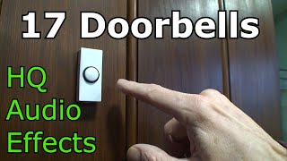 17 Doorbell and Buzzer Recordings  Sound Effects Made for Drama amp Radio [upl. by Esoryram]