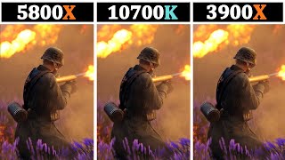 Ryzen 5800X vs 3900X vs Intel 10700K  4K Ultrawide 1440P 1080P [upl. by Ahsratal263]