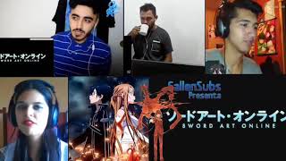 Sword Art Online opening 1 Reactions [upl. by Afaw]