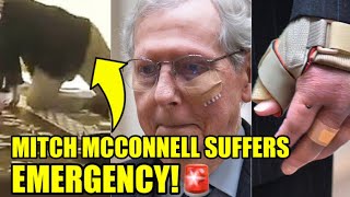 Mitch McConnell Is SERIOUSLY INJURED After ANOTHER Fall [upl. by Morrie712]