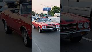 1970 Chevrolet Chevelle SS Convertible Classic Car Drive By Engine Sound Woodward Dream Cruise 2024 [upl. by Portugal771]