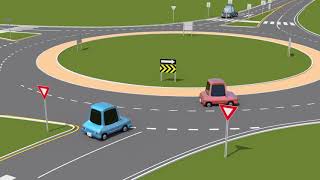 How to yield enter and exit when using a roundabout [upl. by Emmott617]