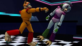 Freddy Destroys Chica  FNAF SECURITY BREACH [upl. by Fidele]