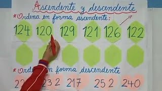 NUMERACION ASCENDENTE Y DESCENDENTE DE LA CENTENA PARA PRIMARIA 2020 [upl. by Nnhoj]