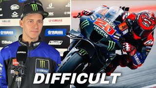 STRUGGLED Fabio Quartararo Explained His Feeling on Yamaha M1 in COTA  Americas MotoGP 2024 gp [upl. by Jeremias]