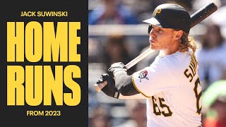 Every Jack Suwinski Home Run From 2023  Pittsburgh Pirates [upl. by Nayrda]