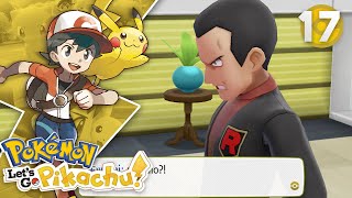 Pokemon Lets Go Pikachu Guía en Español Episodio 17 Ciudad Azafran contra todo el Equipo Rocket [upl. by Brose]