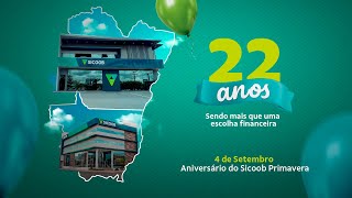 22 ANOS SICOOB PRIMAVERA [upl. by Dannica422]