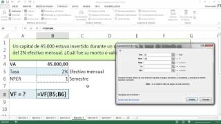 INTERÉS COMPUESTO EN EXCEL  EJERCICIO 5 [upl. by Mills]