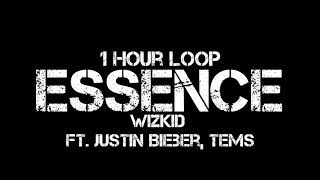 WizKid  Essence 1 Hour Loop Ft Justin Bieber Tems [upl. by Lawler57]