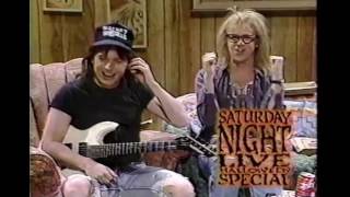 1991 Saturday Night Live Halloween Special Promo Coneheads Wayne amp Garth Host SNL [upl. by Odlareg]