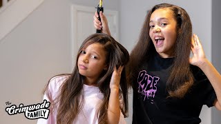 OUR DAUGHTERS CURLSTRAIGHTEN THEIR HAIR  EMOTIONAL ROLLERCOASTER [upl. by Federica]