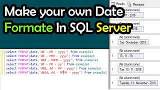 How to Change Format of Date in SQL SERVER query  By SYED IT SOLUTIONS ©  Urdu [upl. by Damalis]