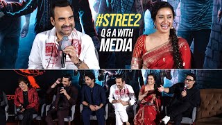 Shraddha Kapoor Rajkummar Pankaj Tripathi and Stree 2 Team Q amp A With Media  stree2 Trailer [upl. by Stambaugh]