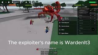 An exploiter hacking [upl. by Anhcar]