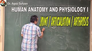 HUMAN ANATOMY and PHYSIOLOGY I JOINT ARTICULATION or ARTHROSIS [upl. by Merell510]