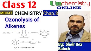 Ozonolysis of alkenes  reactions of alkenes  Oxidation of alkenes conversion alkene to aldehyde [upl. by Folly268]