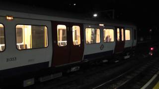 Hammersmith amp City Line S7 Stock 21353  Bromley by Bow [upl. by Rol]