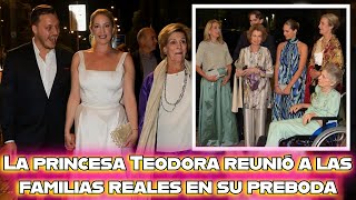 Todos los invitados reales se reunieron en la fiesta preboda de la princesa Teodora de Grecia [upl. by Fortier752]