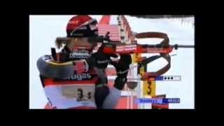 BiathlonWM Antholz 2007 StaffelGold für deutsche Frauen Teil 2 [upl. by Dosi]