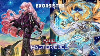 Exorsister Deck Rankeando en el WCS YuGiOh Master duel [upl. by Fishback569]