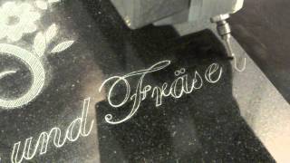 High speed engraving granite [upl. by Noryt544]