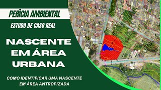 PERÍCIA AMBIENTAL  Estudo de caso real de uma Perícia Ambiental em Nascente em Área Urbana [upl. by Aihsyt366]