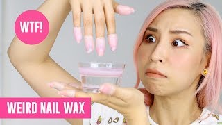 Weird Nail Wax  TINA TRIES IT [upl. by Naesad]