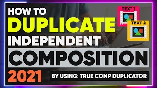 Duplicate Independent Compositions After Effects  Easy Method for Multiple Compositions Copies [upl. by Newg]