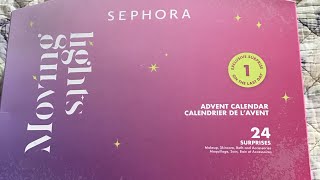 Sephora Moving Lights Holidays 2024 Advent Calendar Spoiler Alert [upl. by Rosenberg]