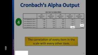 Reliability test Interpret Cronbachs alpha output in SPSS [upl. by Leelaj995]