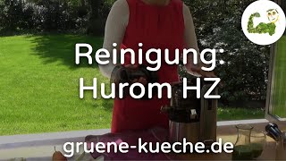 Hurom HZ Slow Juicer Teil 3  Entsafter zerlegen und reinigen [upl. by Arnelle]